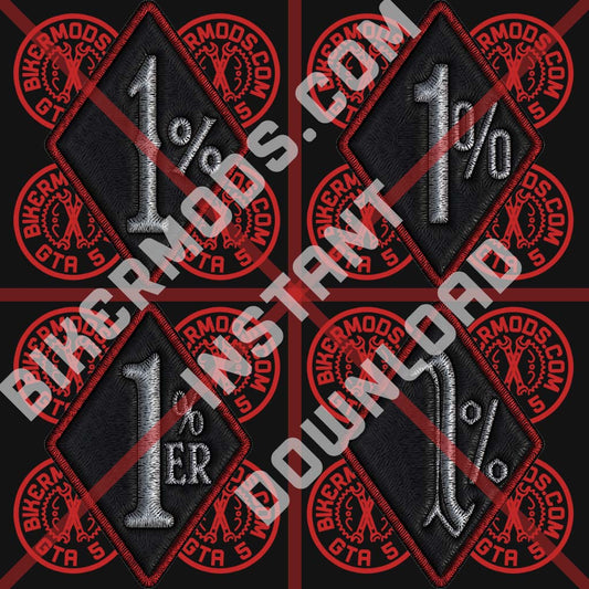 1% Diamond Flash Pack (Black / Red)