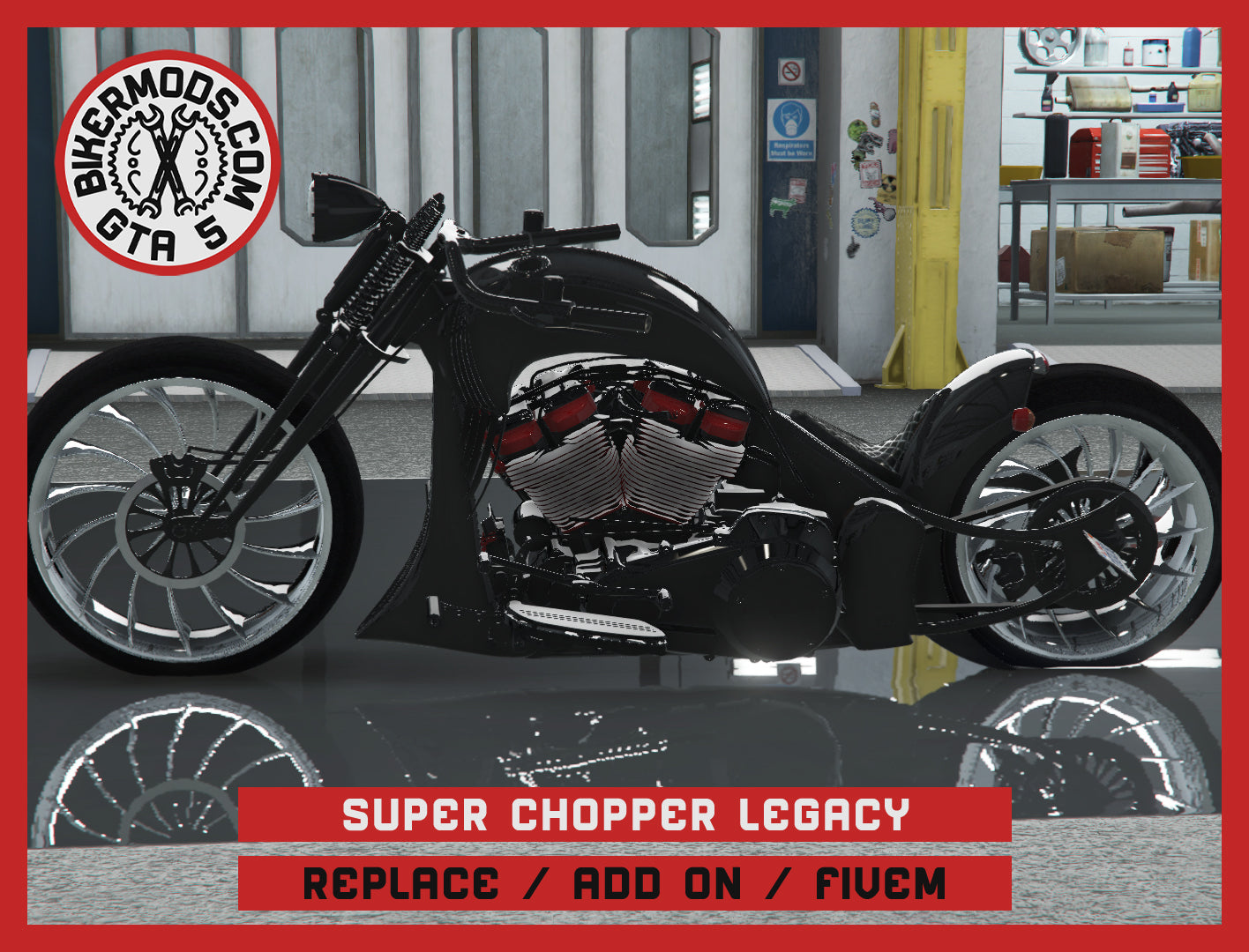 Super Chopper Legacy (Replace / Add On / FiveM) 299k Poly