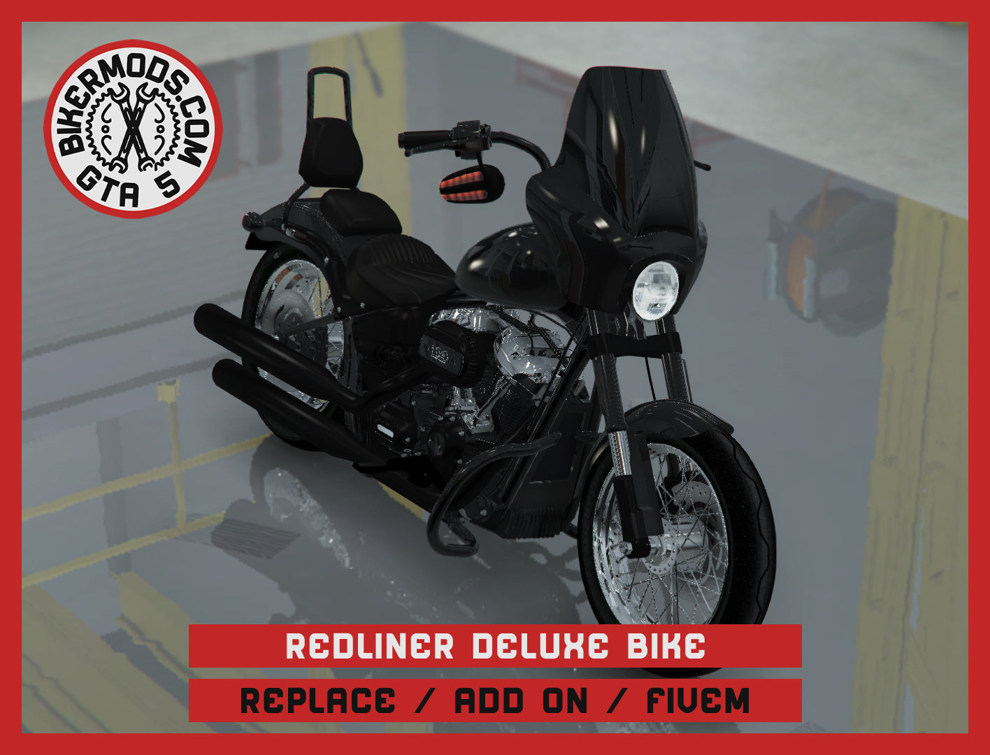 Redliner Deluxe Bike (Replace / Add On / FiveM) 251k Poly