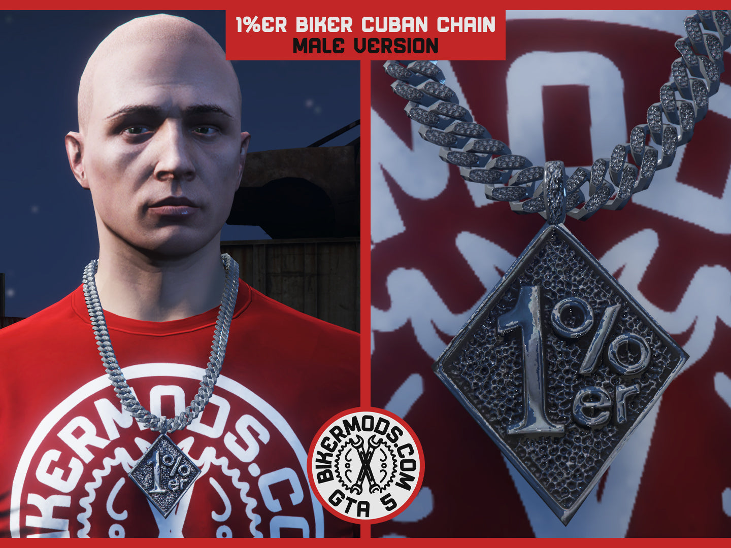 1%er Biker Cuban Chain