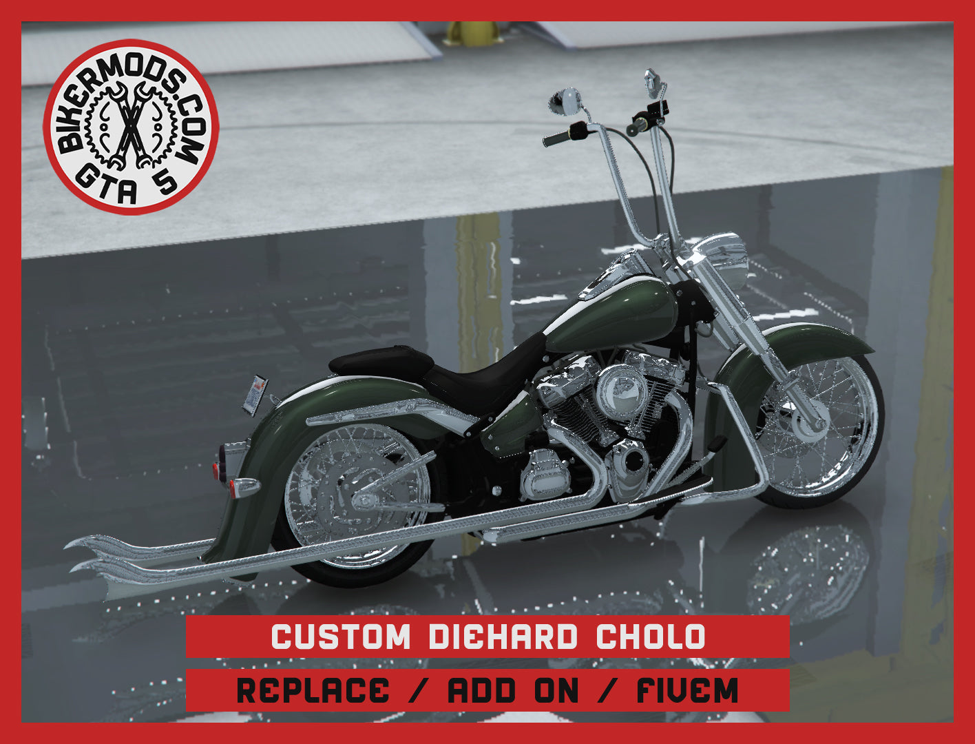 Custom Diehard Cholo (Replace / Add On / FiveM) 251k Poly