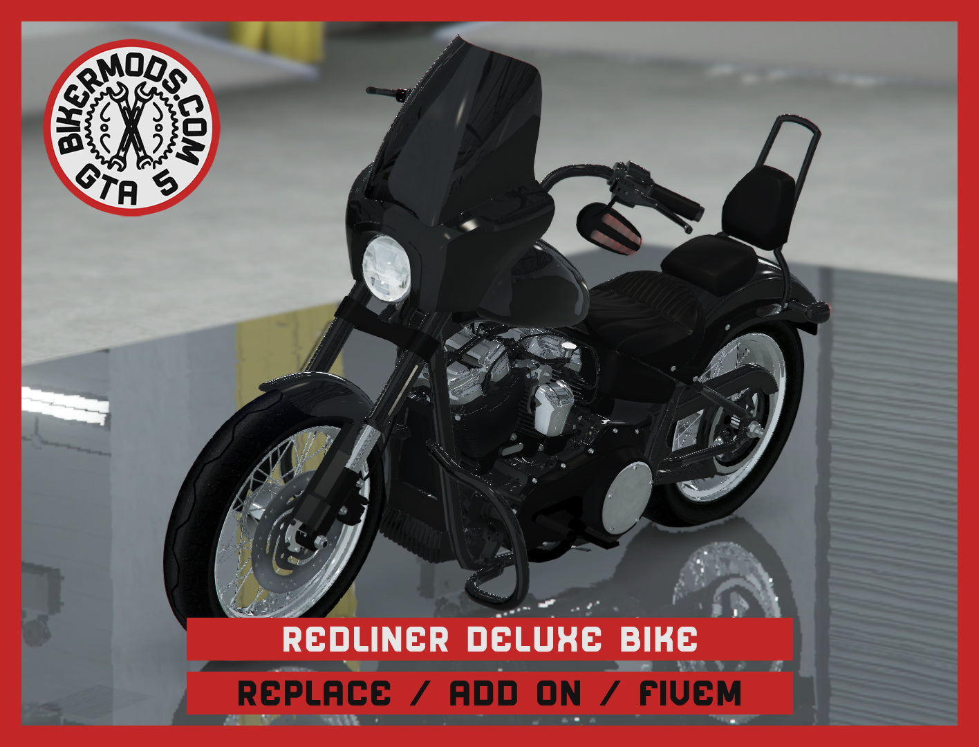 Redliner Deluxe Bike (Replace / Add On / FiveM) 251k Poly