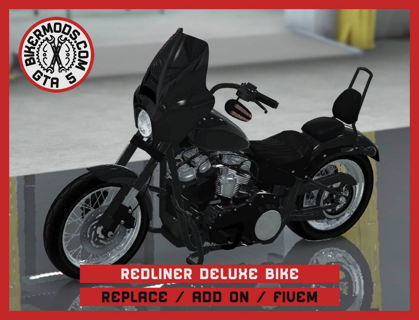 Redliner Deluxe Bike (Replace / Add On / FiveM) 251k Poly
