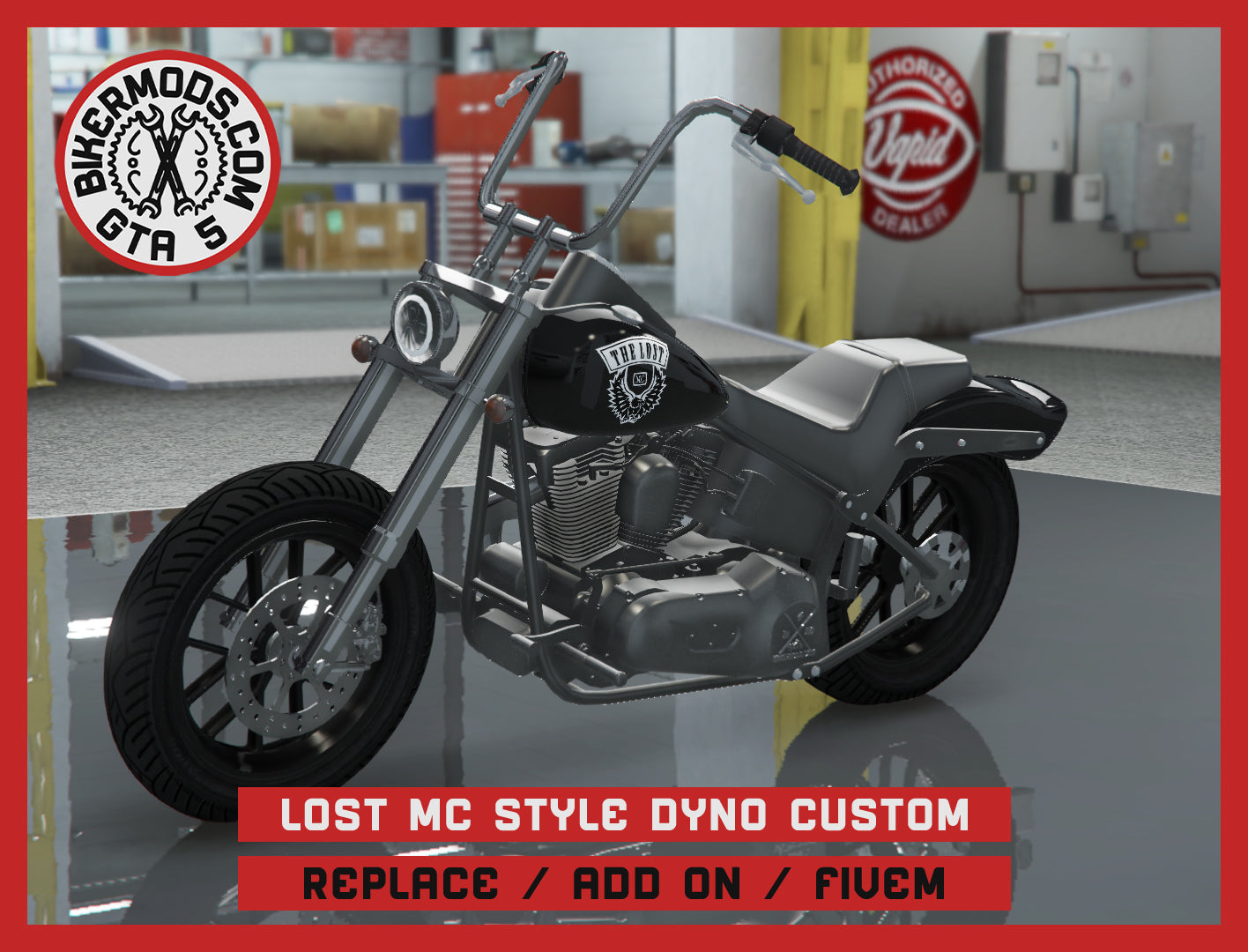 Lost MC Style Dyno Custom (Replace / Add On / FiveM) 56k Poly