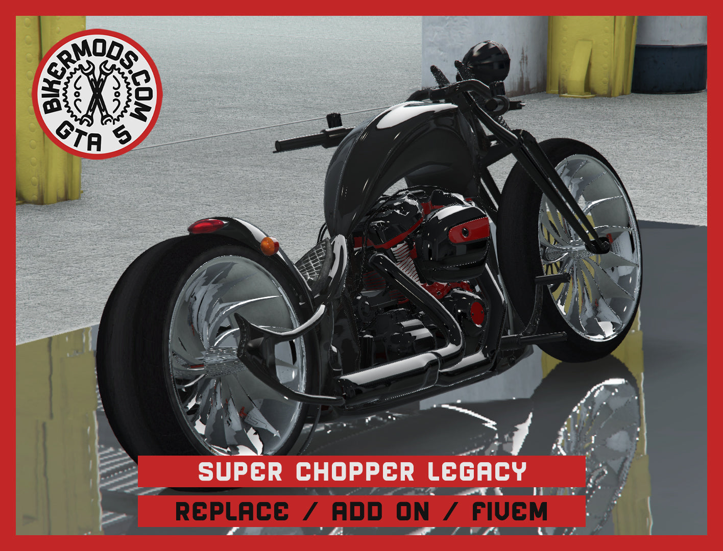 Super Chopper Legacy (Replace / Add On / FiveM) 299k Poly