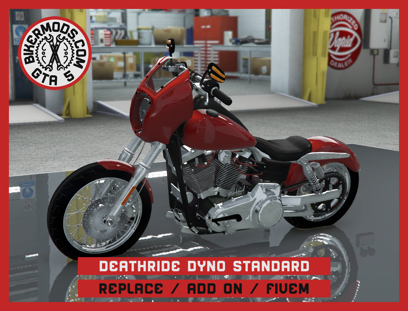 Deathride Dyno Standard *No Livery Version (Replace / Add On / FiveM) 324k Poly