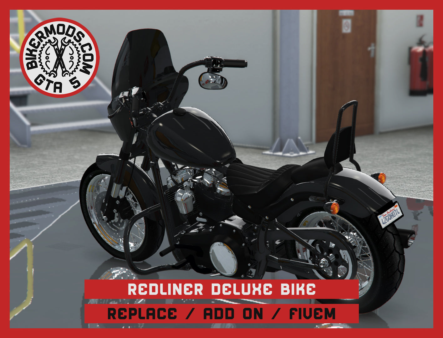 Redliner Deluxe Bike (Replace / Add On / FiveM) 251k Poly
