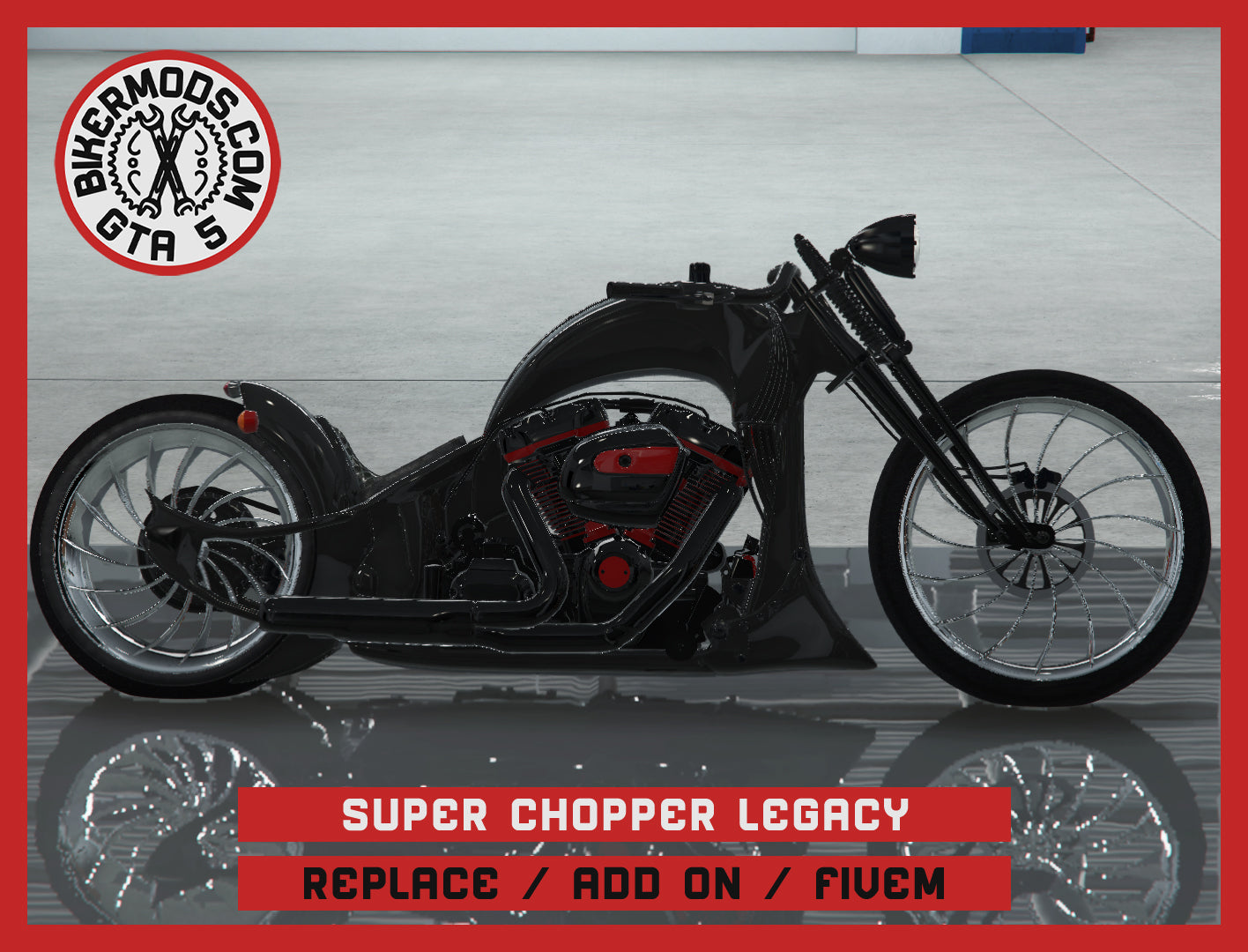 Super Chopper Legacy (Replace / Add On / FiveM) 299k Poly