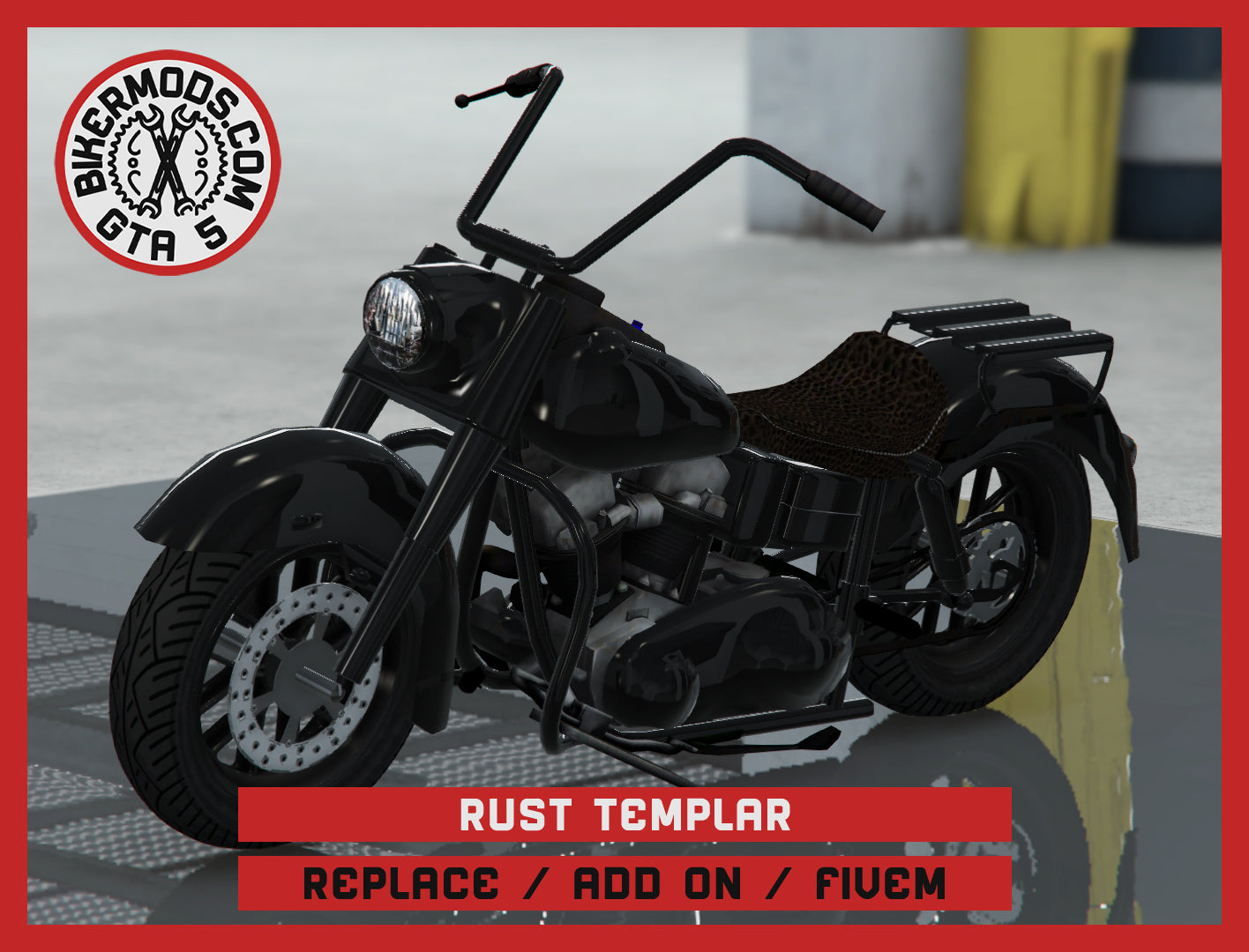 Rust Templar (Replace / Add On / FiveM) 32k Poly