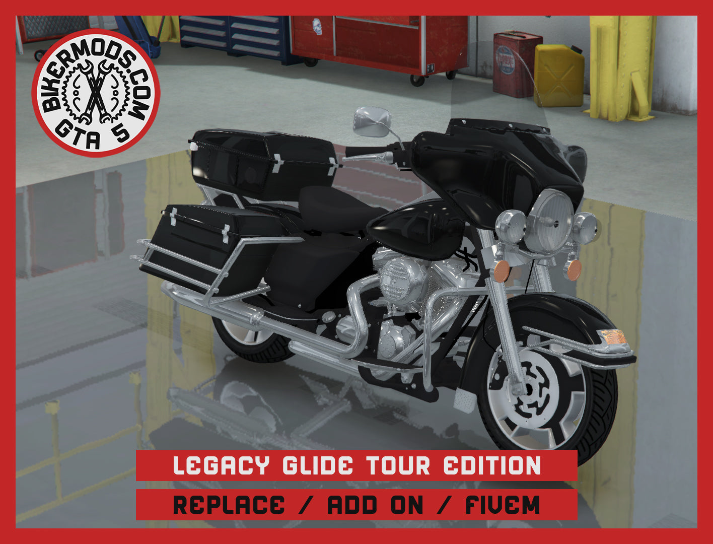 Legacy Glide Tour Edition (Replace / Add On / FiveM) 157k Poly