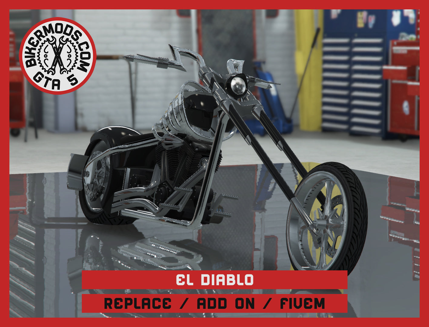 El Diablo (Replace / Add On / FiveM) 92k Poly