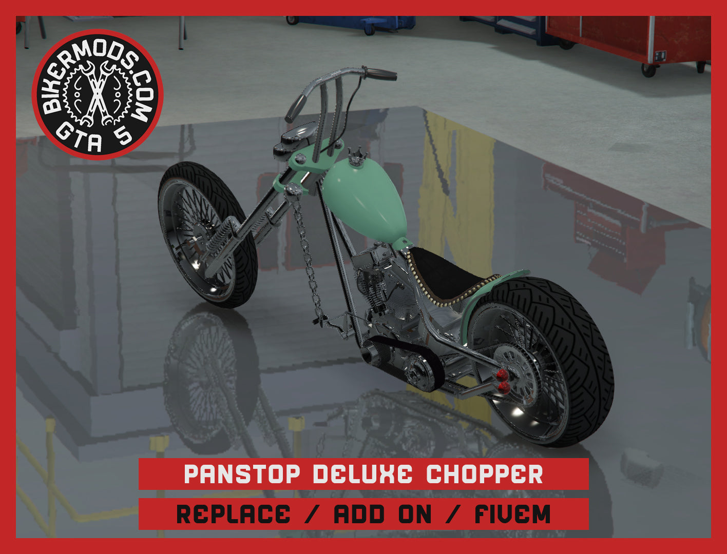 Panstop Deluxe Chopper (Replace / Add On / FiveM) 199k Poly