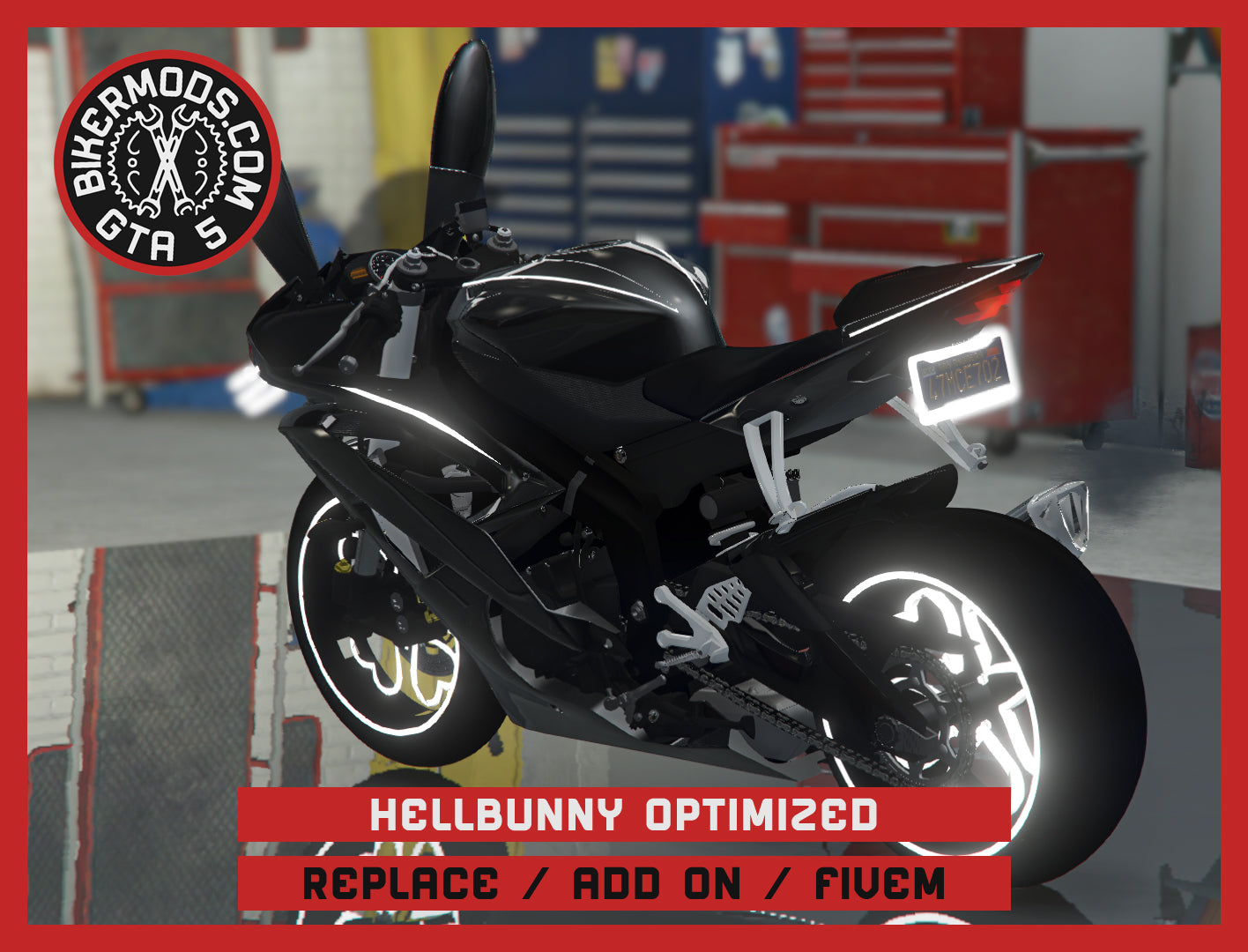Hellbunny Bike Optimized (Replace / Add On / FiveM) 250k Poly