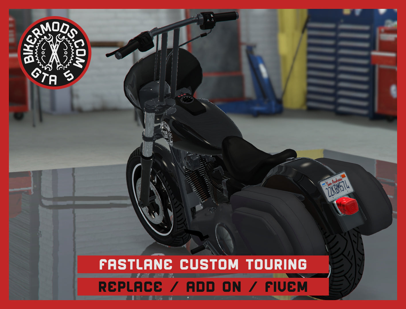 Fastlane Custom Touring (Replace / Add On / FiveM) 192k Poly