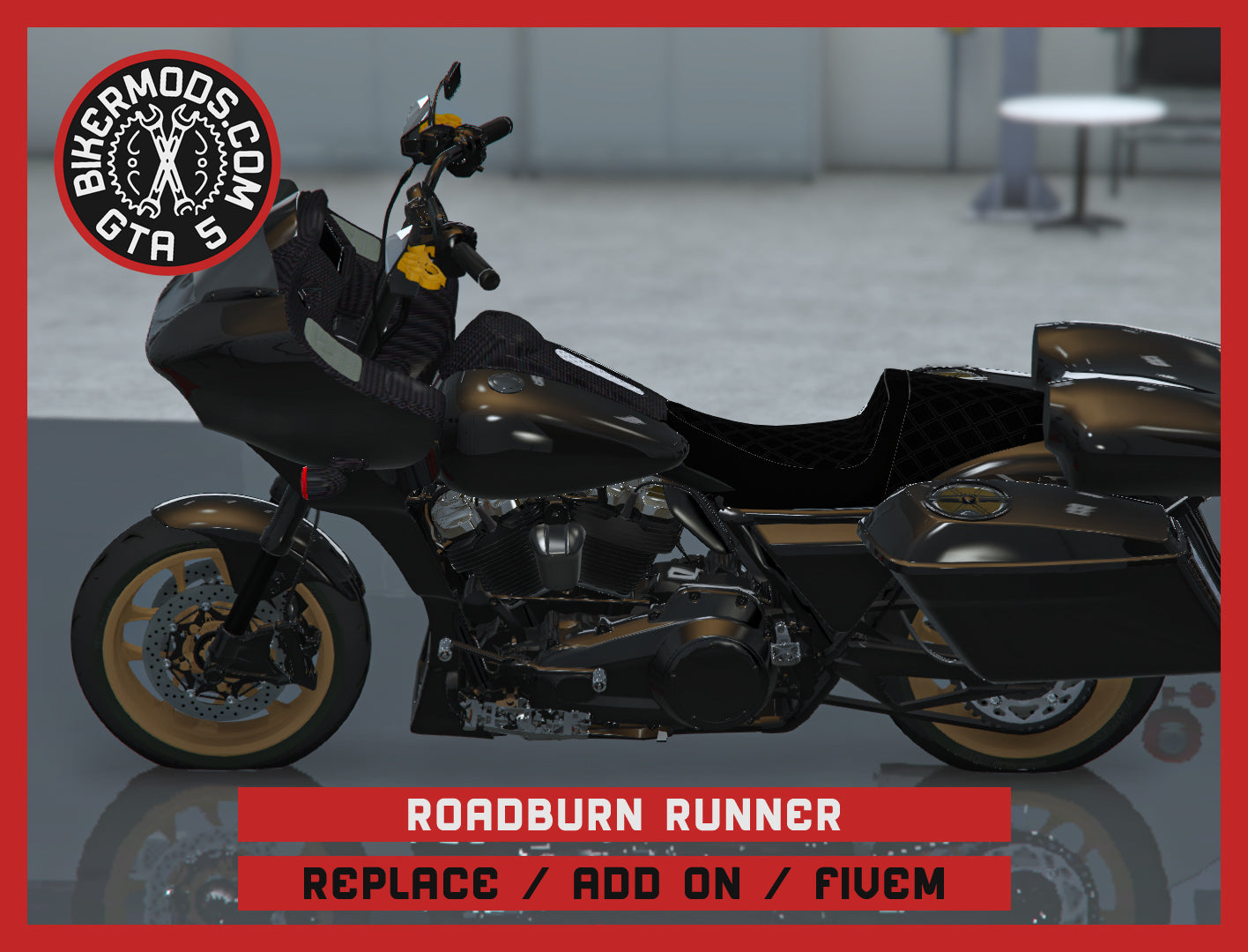 Roadburn Runner Gold Edition (Replace / Add On / FiveM) 301k Poly