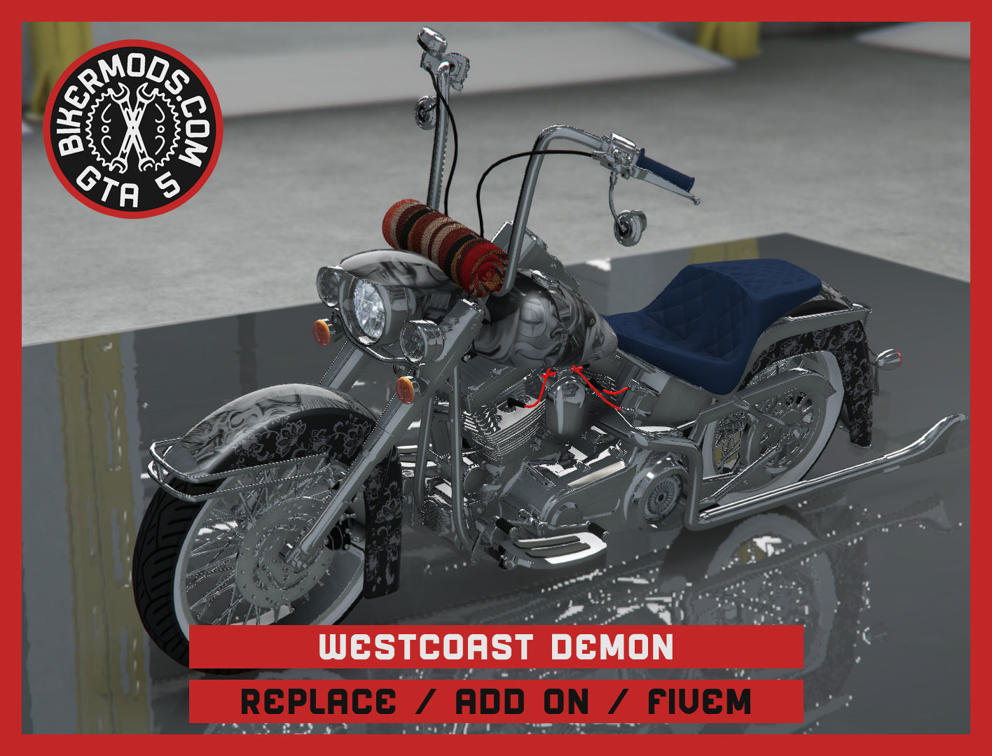 Westcoast Demon (Replace / Add On / FiveM) 172k Poly