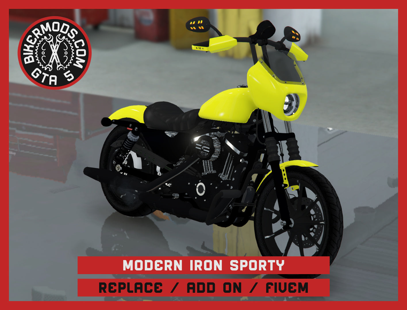 Modern Iron Sporty (Replace / Add On / FiveM) 180k Poly