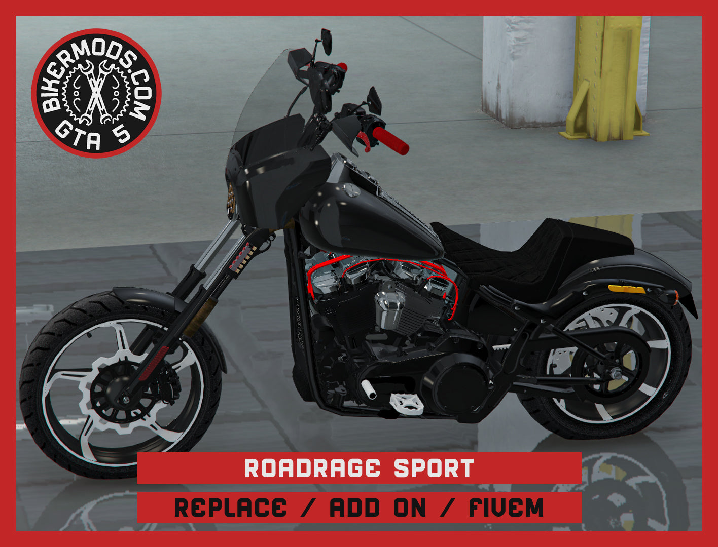 Roadrage Sport (Replace / Add On / FiveM) 307k Poly