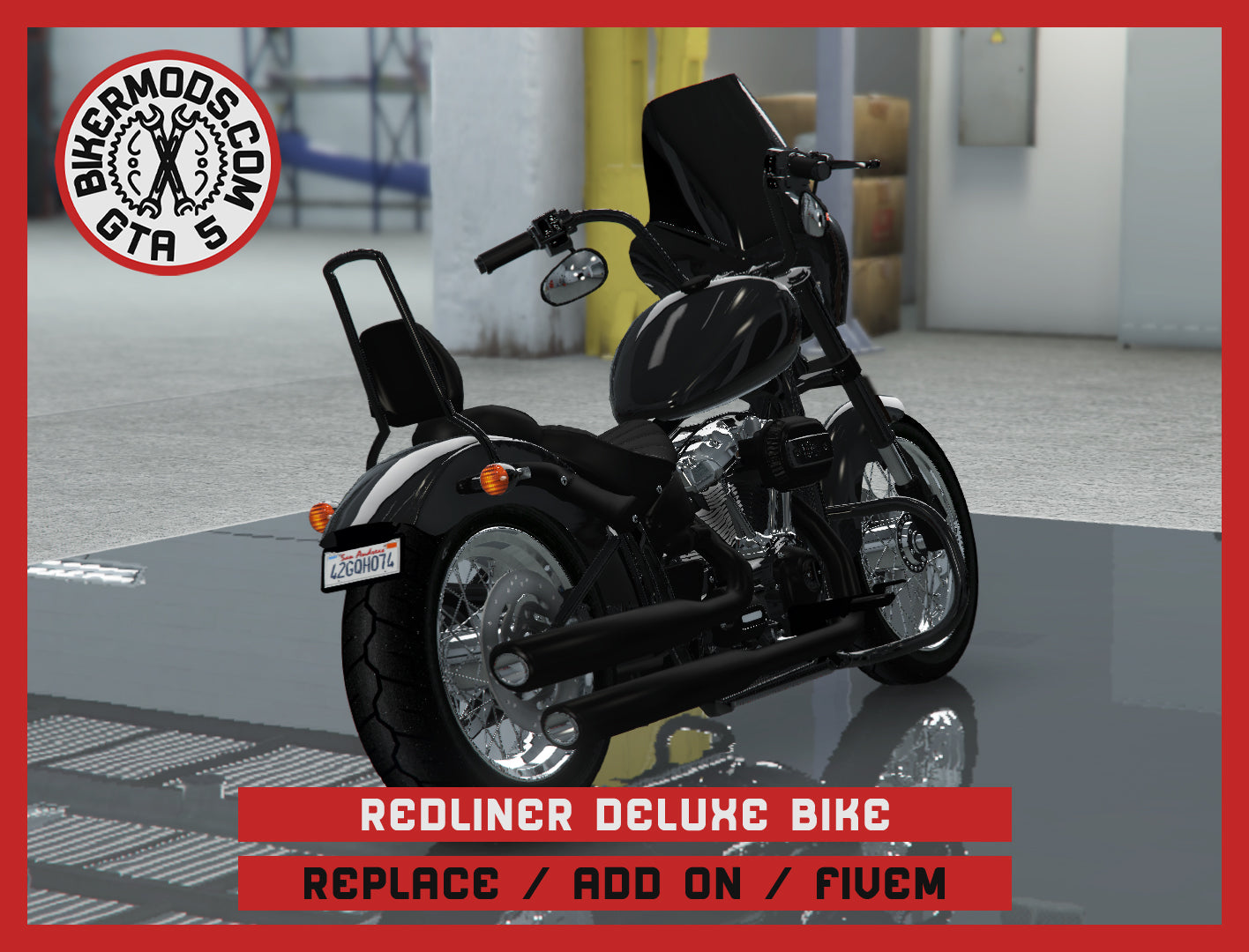 Redliner Deluxe Bike (Replace / Add On / FiveM) 251k Poly