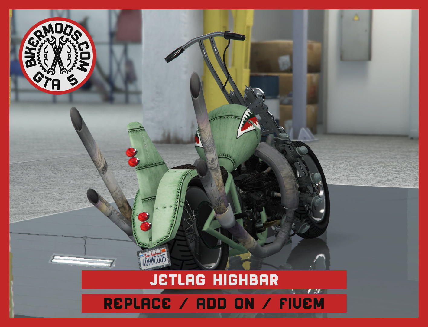 Jetlag Highbar (Replace / Add On / FiveM) 46k Poly