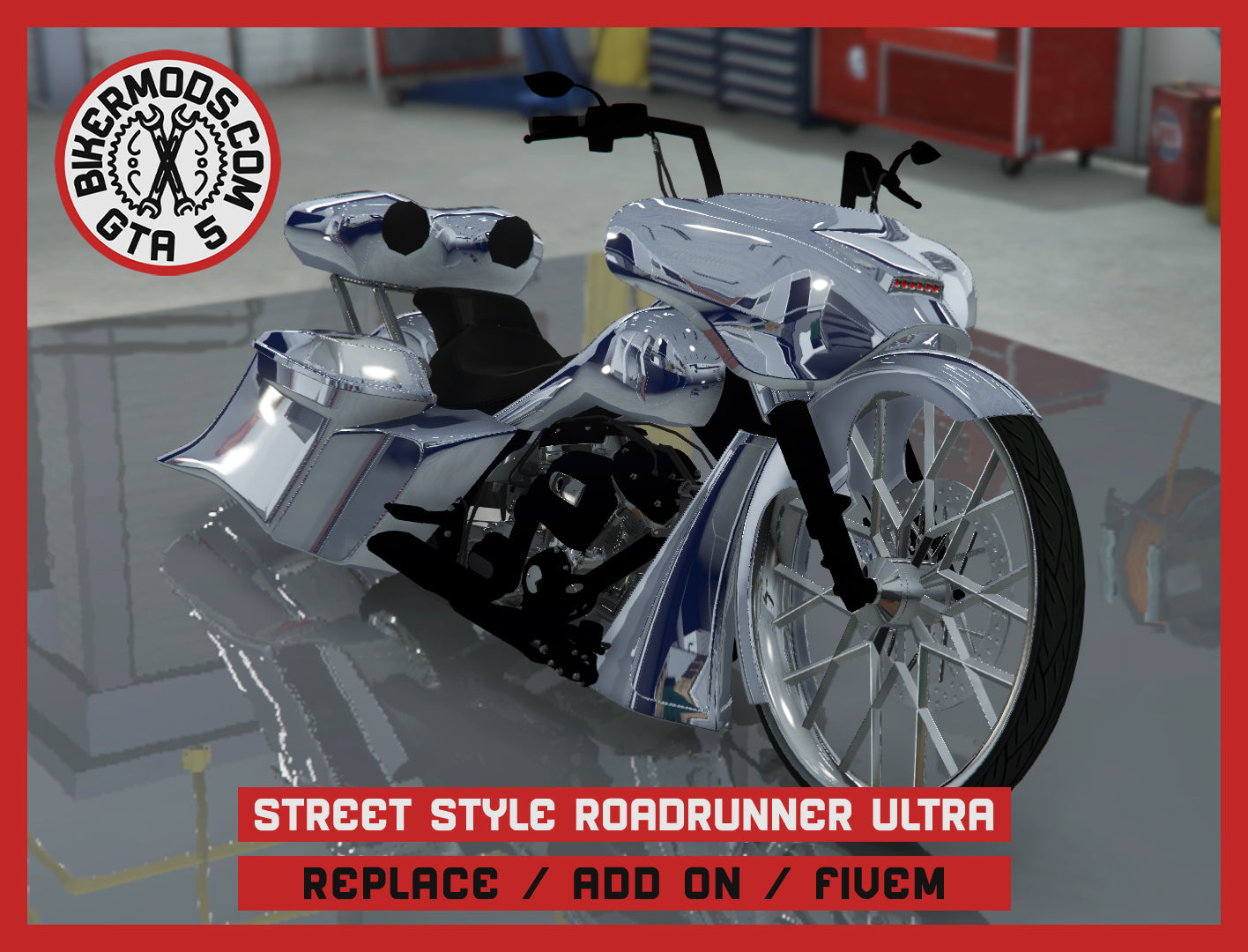 Street Style Roadrunner Ultra Touring (Replace / Add On / FiveM) 220k Poly