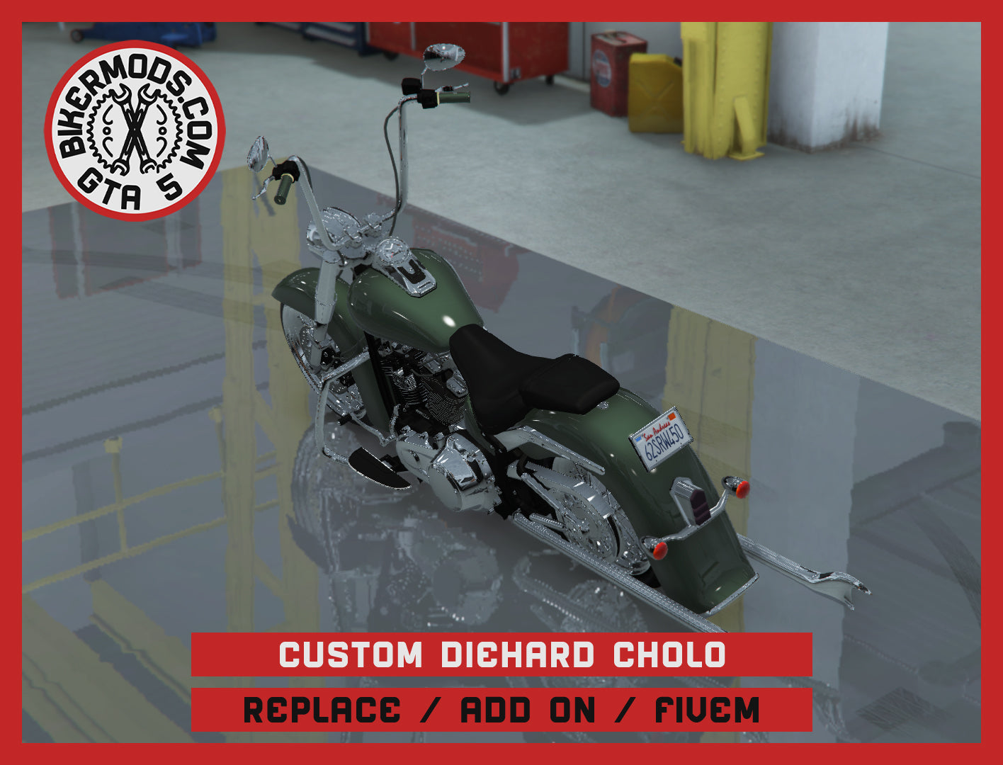 Custom Diehard Cholo (Replace / Add On / FiveM) 251k Poly