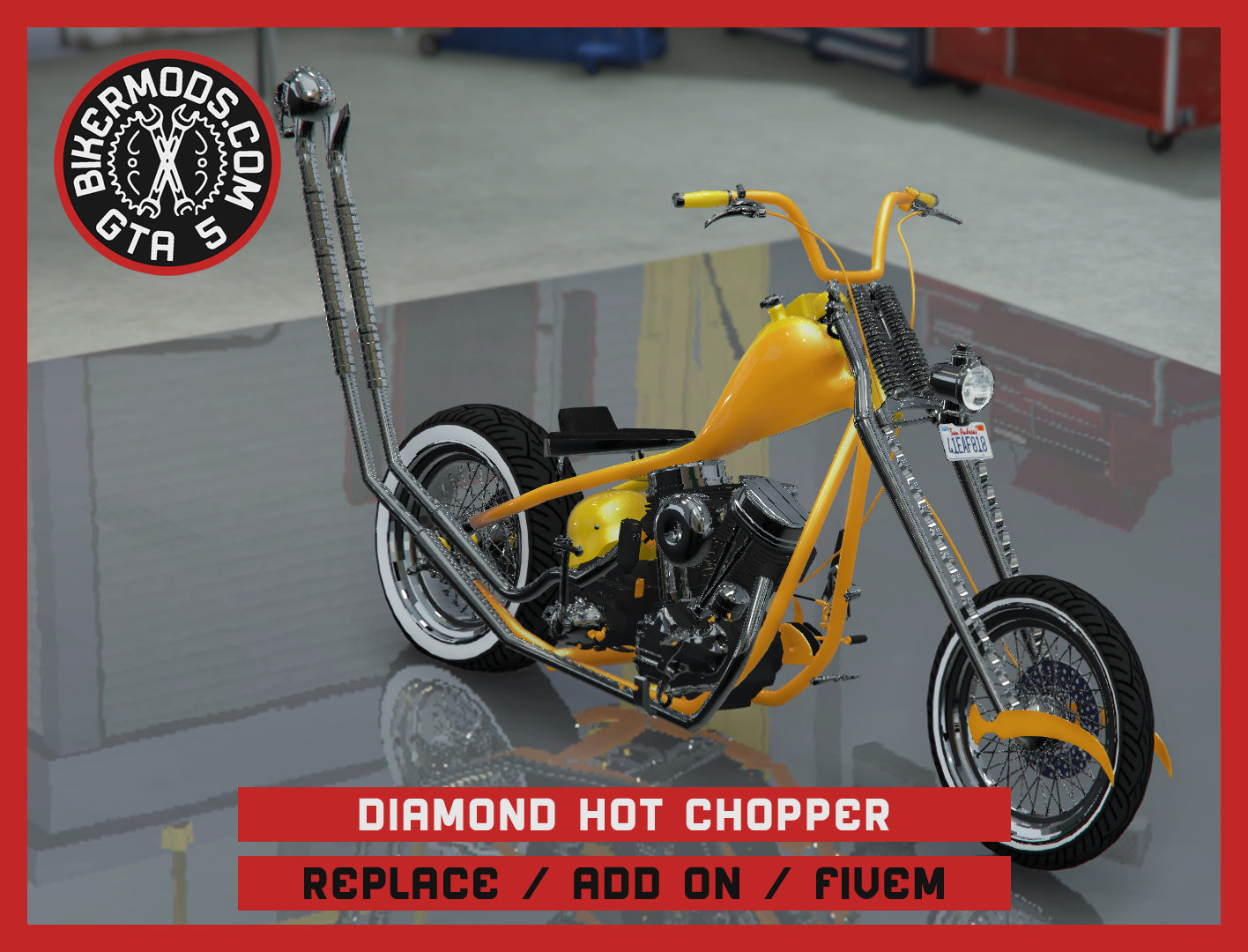 Diamond Hot Chopper (Replace / Add On / FiveM) 212k Poly