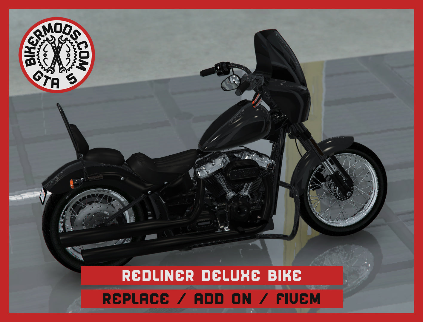 Redliner Deluxe Bike (Replace / Add On / FiveM) 251k Poly