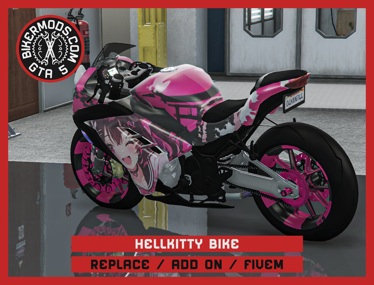 Hellkitty Bike (Replace Add On FiveM) 396k Poly