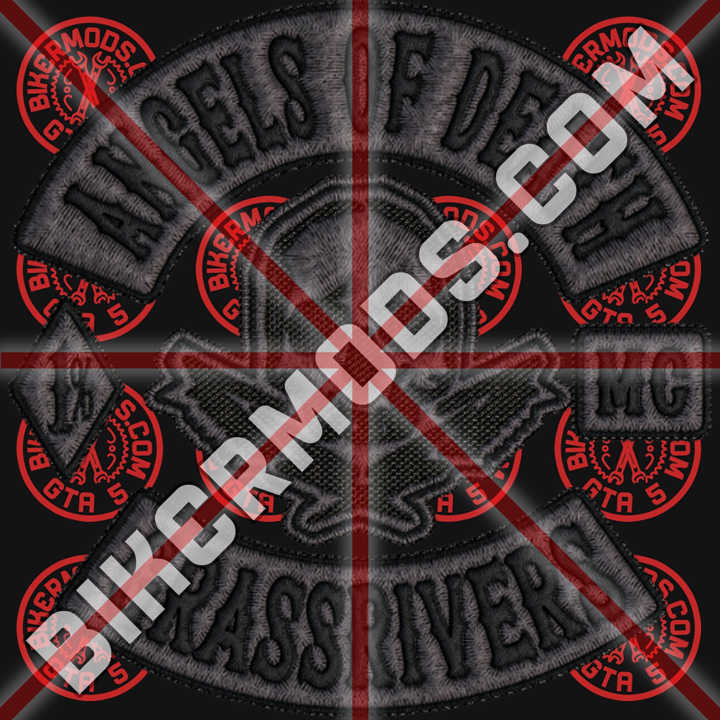 Angels of Death MC (Grassrivers) Dirty Worn Style GTA 6