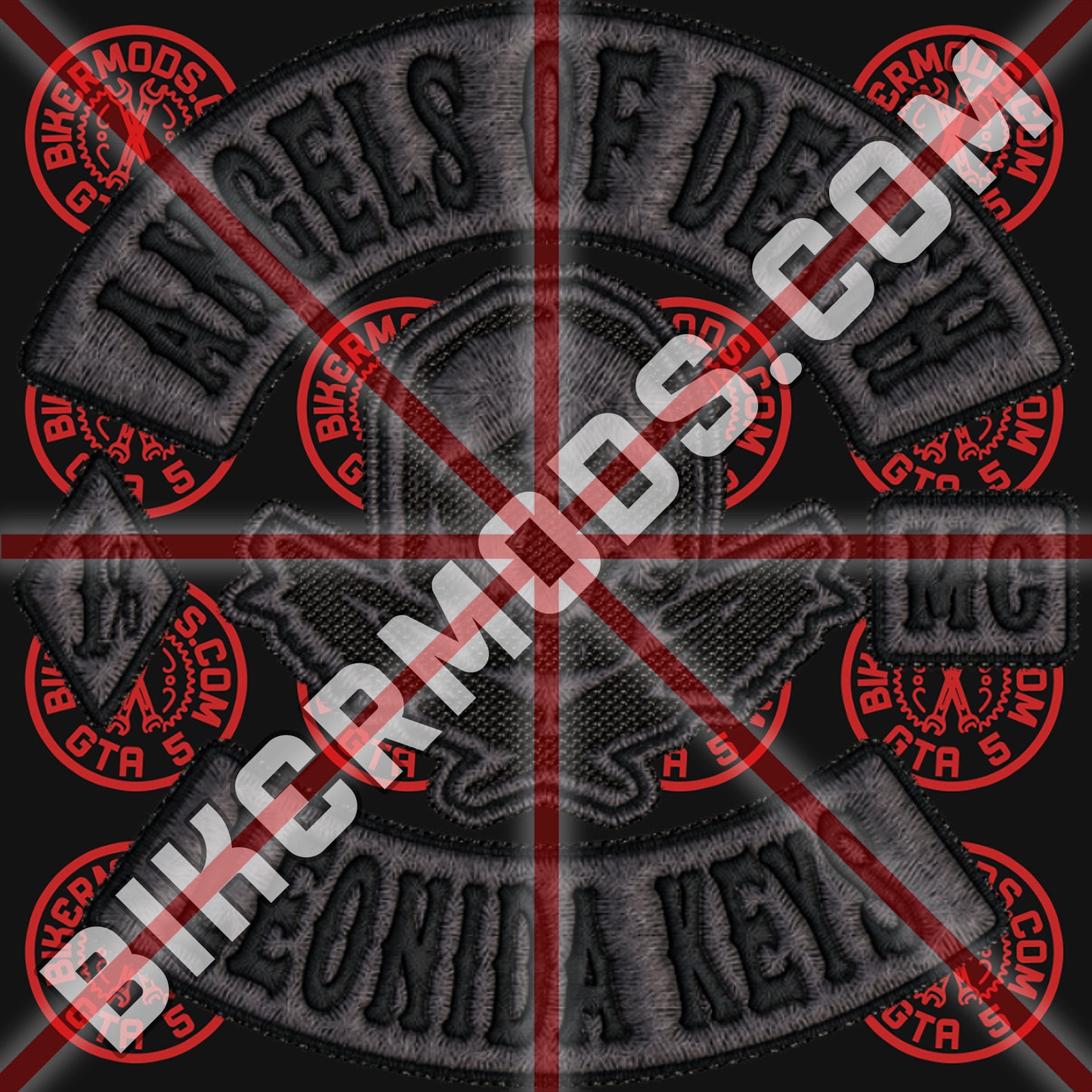 Angels of Death MC (Leonida Keys) Dirty Worn Style GTA 6