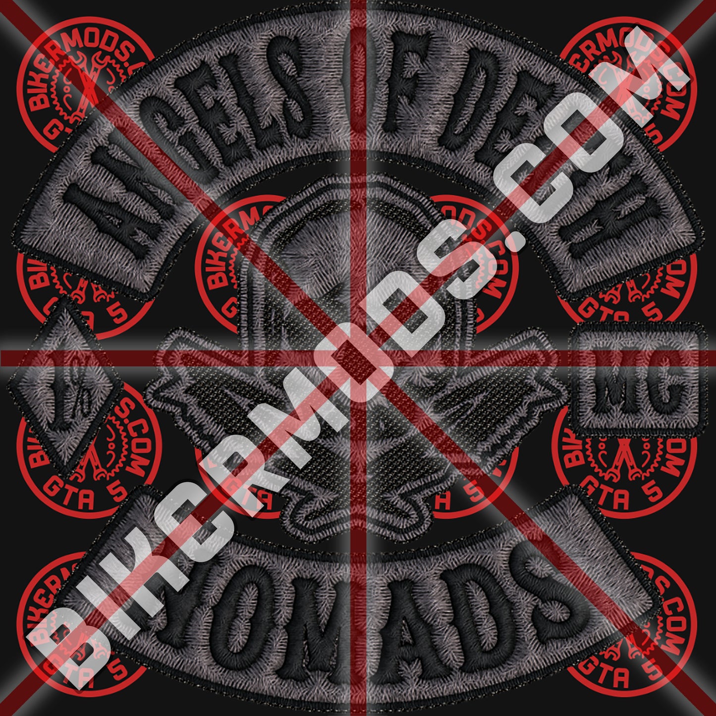 Angels of Death MC (Nomads) Dirty Worn Style