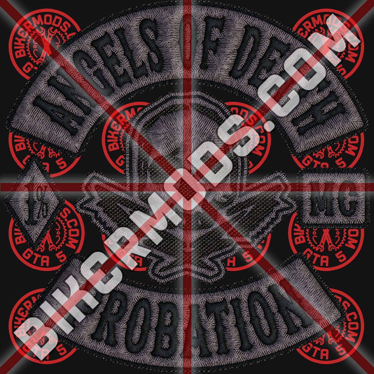 Angels of Death MC (Probation) Dirty Worn Style