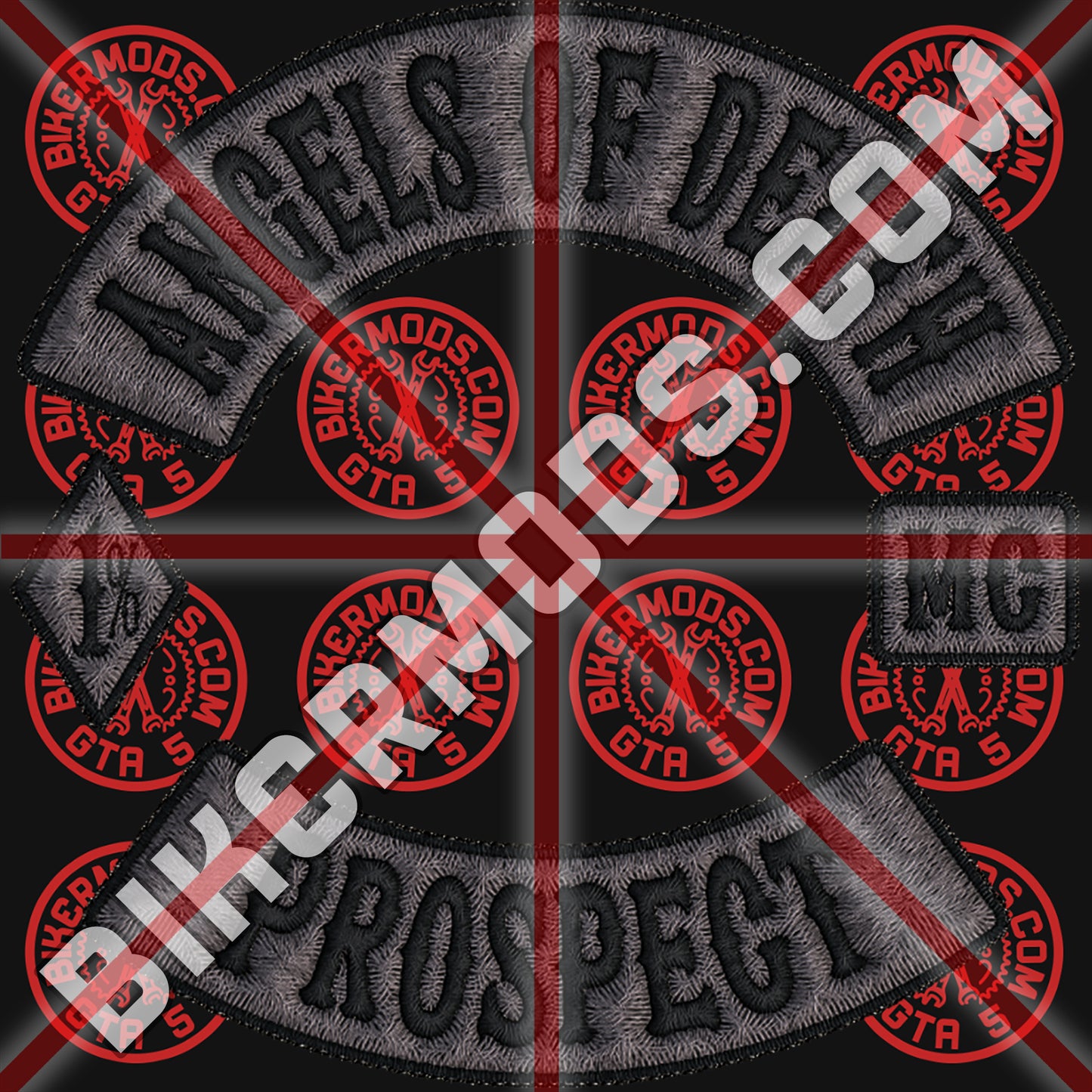 Angels of Death MC (Prospect) Dirty Worn Style