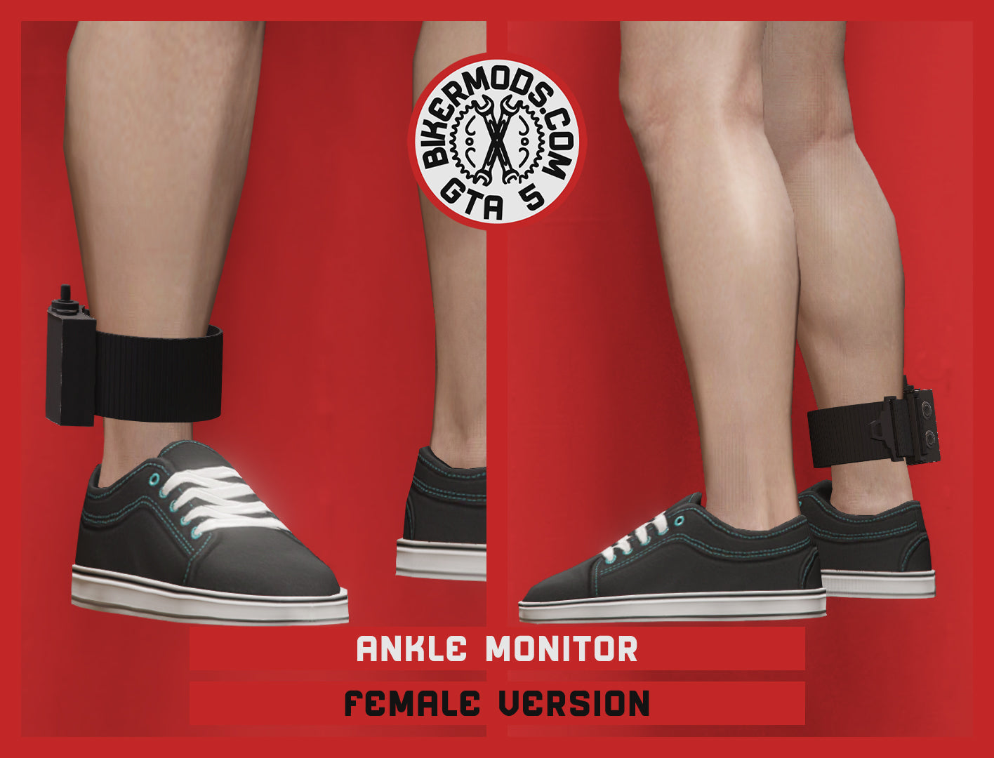 Ankle Monitor (Female) Shorts Style