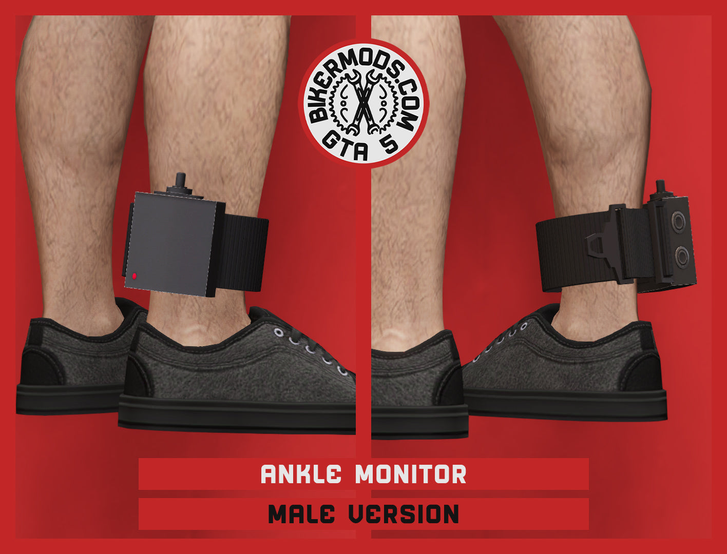 Ankle Monitor (Male) Shorts Style