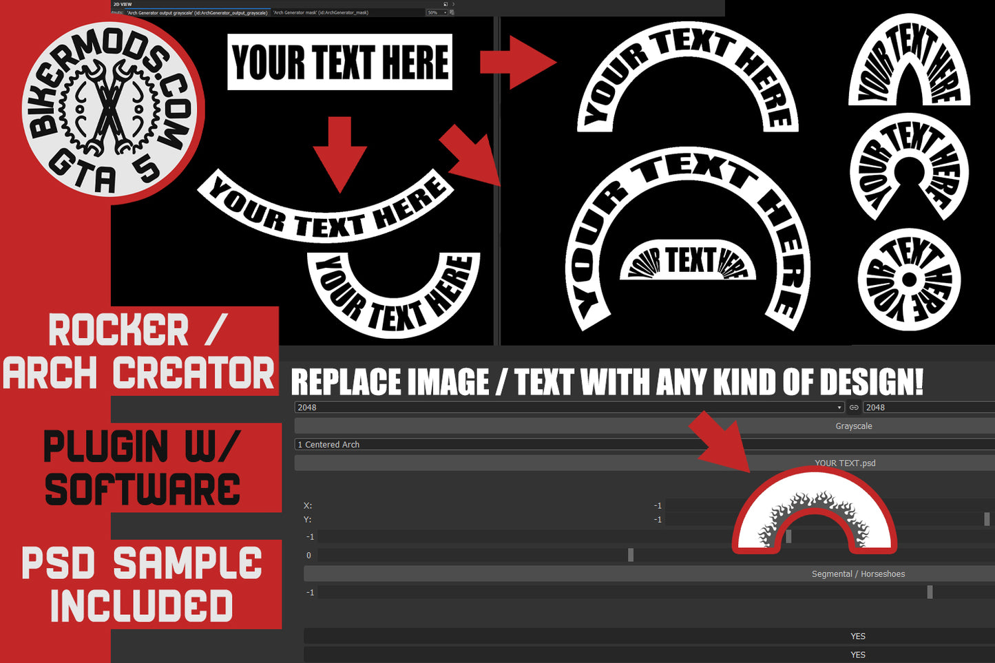 Arch & Rocker Creator Tool