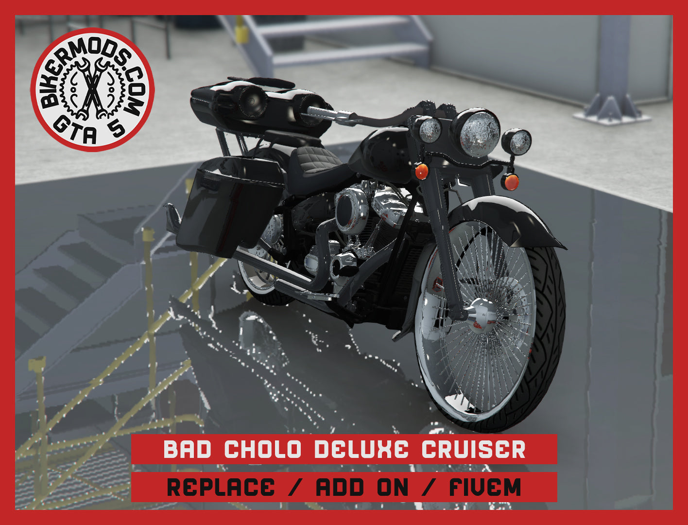 Bad Cholo Deluxe Cruiser Style (Replace / Add On / FiveM) 198k Poly