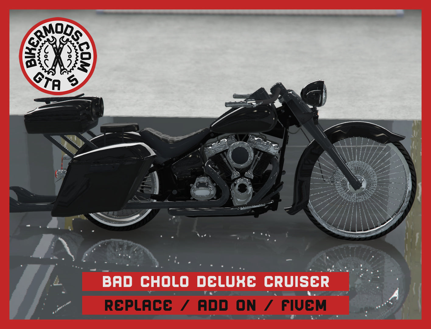 Bad Cholo Deluxe Cruiser Style (Replace / Add On / FiveM) 198k Poly