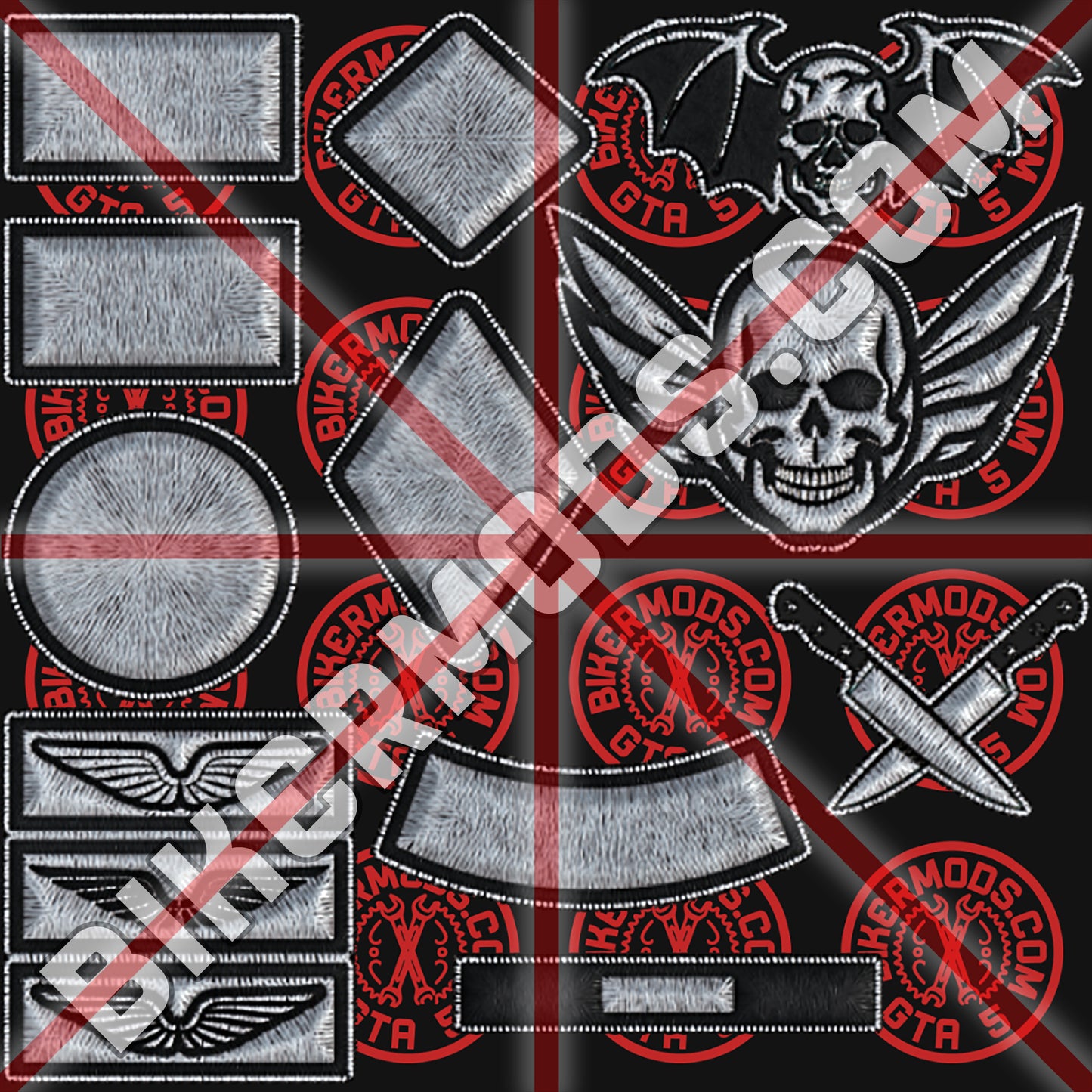 Badges Collection Flash Pack (White)