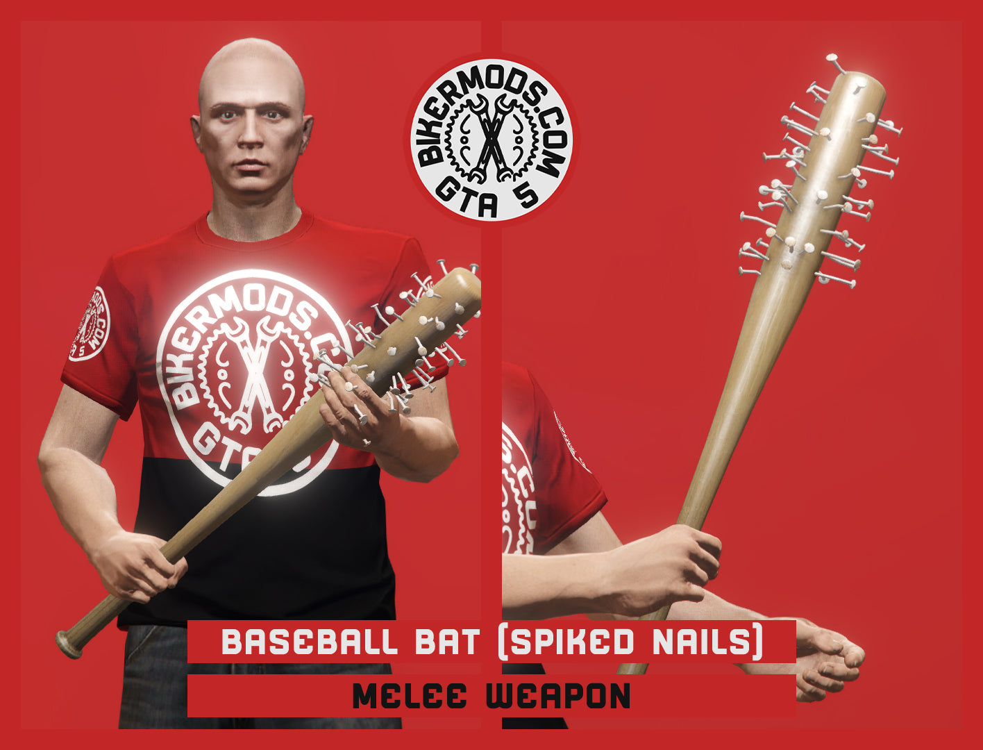 Baseball Bat (Spiked Nails)