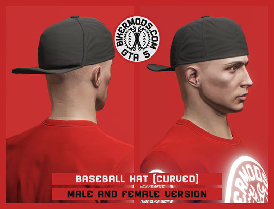Baseball Hat (Backwards) Curved Style