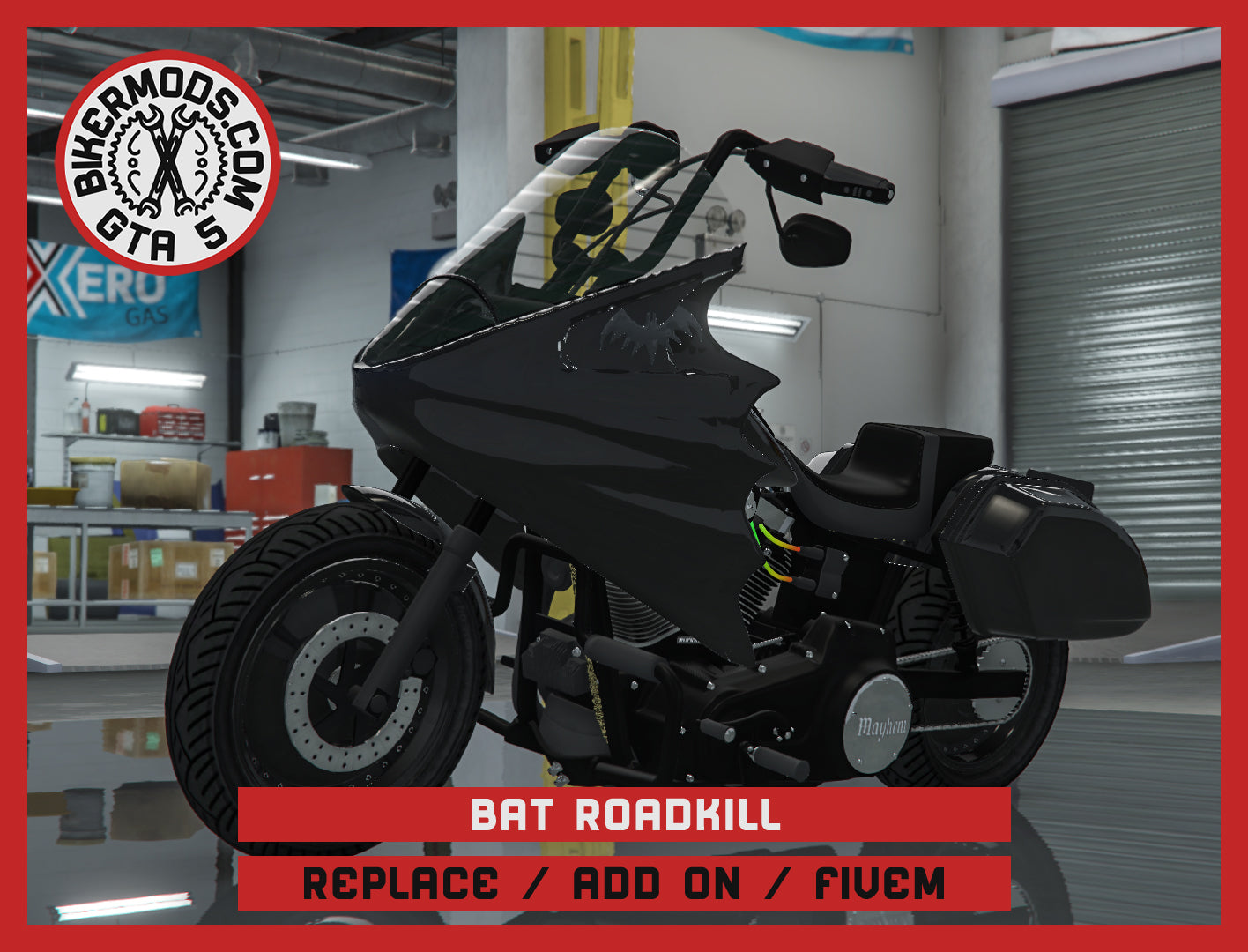 Bat Roadkill (Replace / Add On / FiveM) 283k Poly