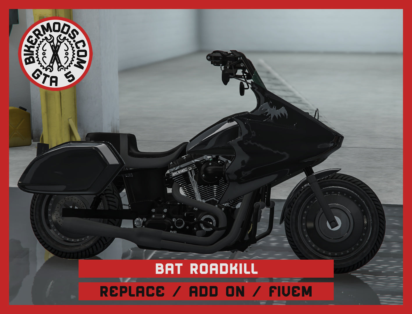 Bat Roadkill (Replace / Add On / FiveM) 283k Poly