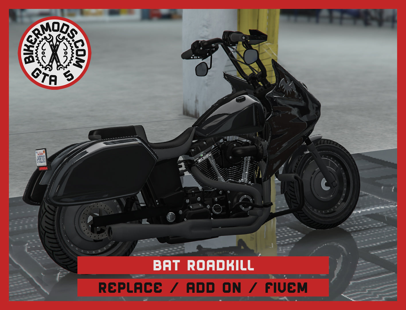 Bat Roadkill (Replace / Add On / FiveM) 283k Poly
