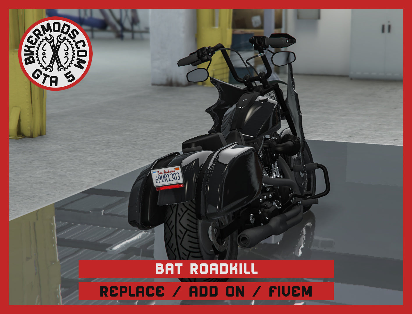 Bat Roadkill (Replace / Add On / FiveM) 283k Poly