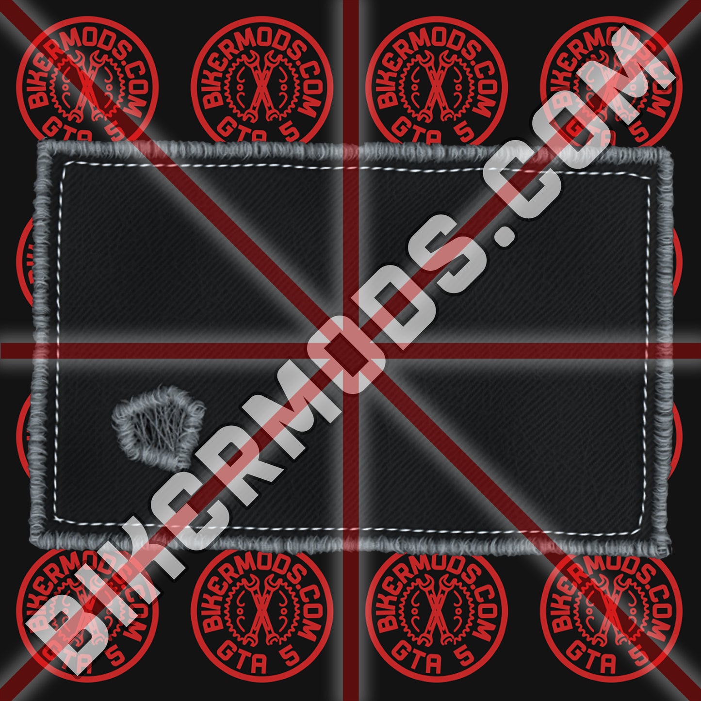Biker Box Flash Patch (Black)
