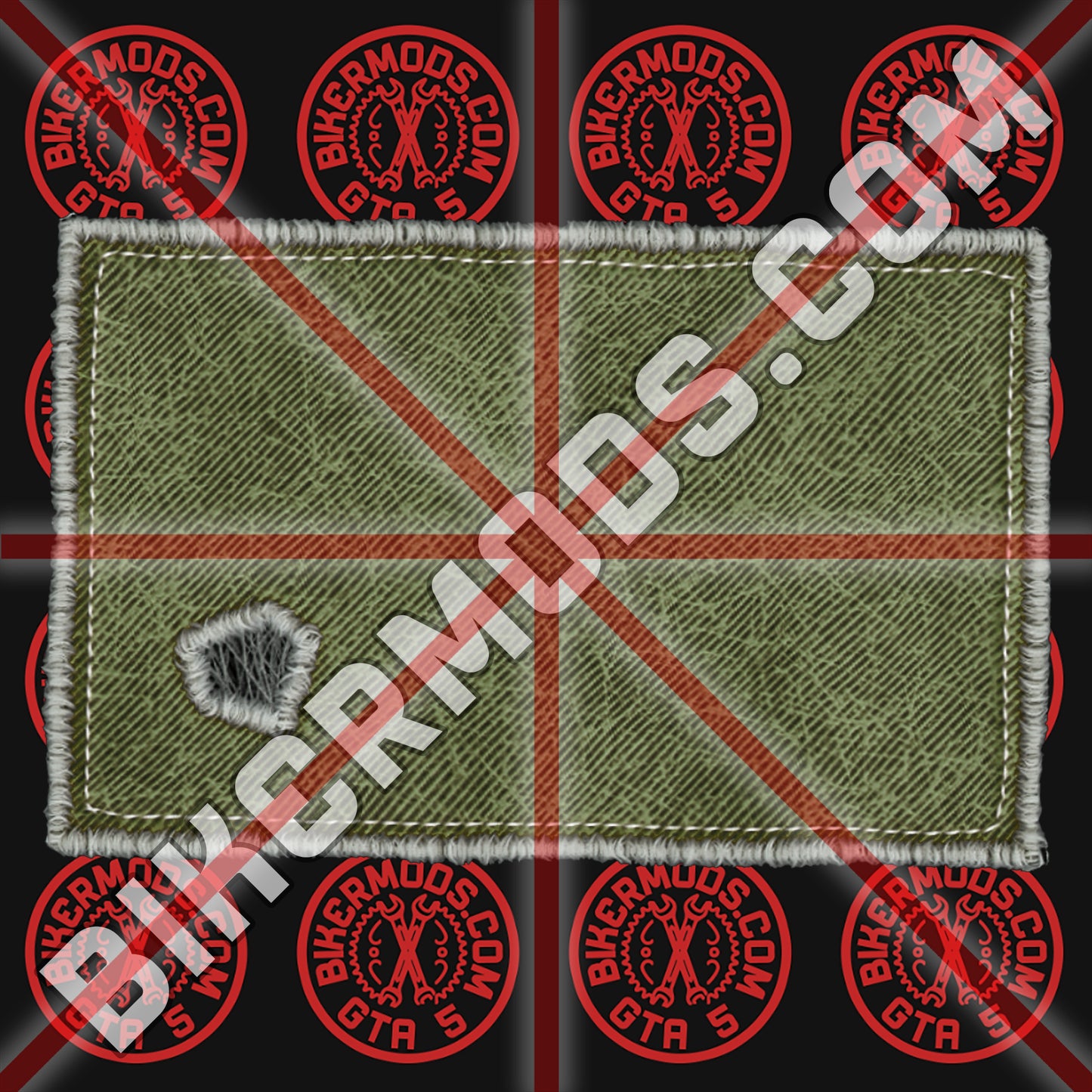 Biker Box Flash Patch (Military)