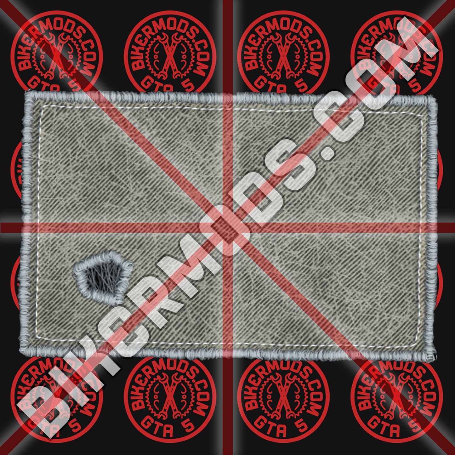 Biker Box Flash Patch (Tan)