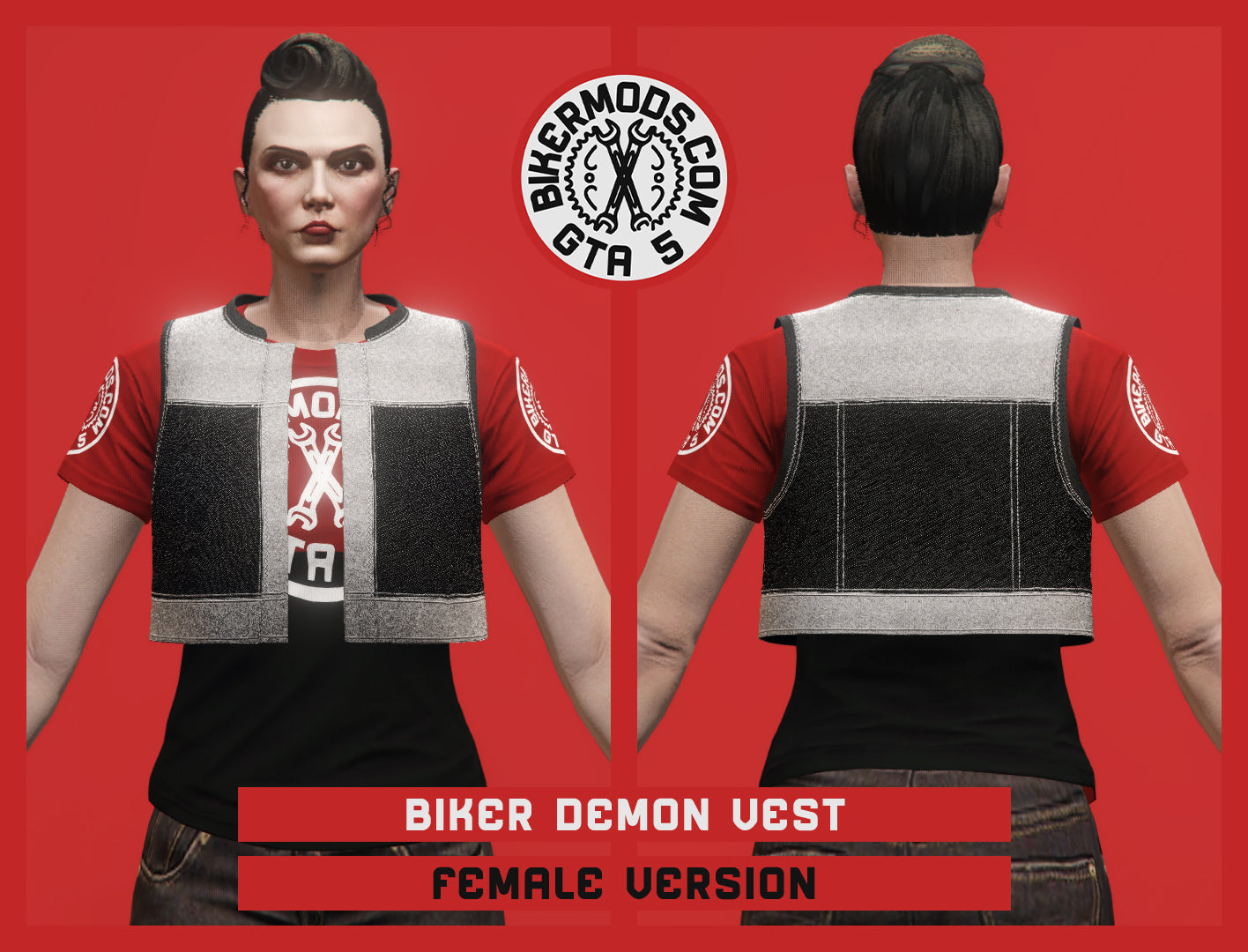Biker Demon Vest (Female)